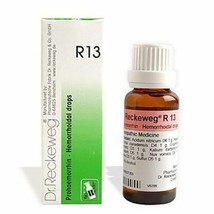 2x Dr Reckeweg Germany R13 Piles Drops 22ml | 2 Pack - £15.69 GBP