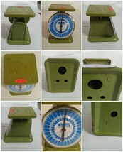 Vintage Green Montgomery Ward Weight Scale 30 Pounds Blue Dial Face - $409.89 MXN
