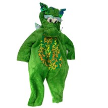 Celebration Celebrate Halloween Boys Size Medium Green Dragon Costume Pl... - £25.69 GBP