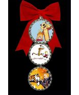 Calvin and Hobbes Christmas Ornament decor ornaments holidays decorations - $233.04 MXN