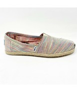 Toms Classics Baxter Womens Slip On Casual Canvas Flat Shoes - $54.81 CAD