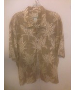 Reyn Spooner Men&#39;s Regency textured Linen  Shirt Mens Large  100% Linen - $47.39 CAD