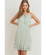 Women&#39;s Ruffled Floral Sleeveless Dress - €41,25 EUR