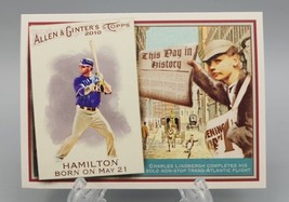 2010 Topps Allen & Ginter's This Day in History #TDH64 Josh Hamilton Card - $1.19