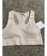 Tranquil &amp; True Womens Comfort Bra Ribbed Seamless Racerback Peach Size ... - $232.09 MXN
