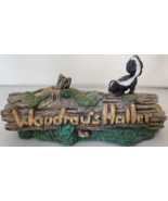 Woodrow&#39;s Holler Figurine Skunk On Log Artist Scooter Made By CCL VTG 1998 - $38.47 CAD