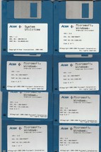Microsoft Windows Graphical Environment by Acer ~  3.5&quot; Setup Disks ~ Lot of 8 - £23.46 GBP