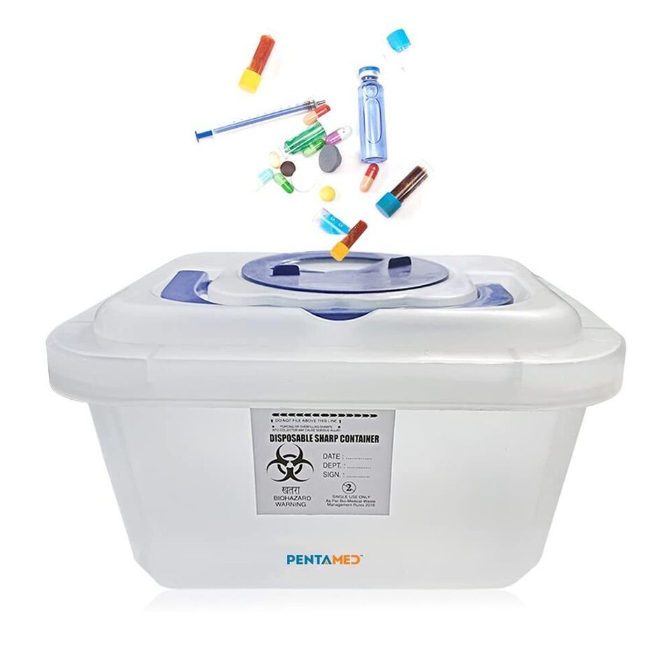Sharps Containers | Bio-hazard | Bio-Medical Sharps Container Puncture P... - $44.54