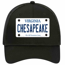 Chesapeake Virginia Novelty Black Mesh License Plate Hat - £23.17 GBP