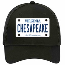 Chesapeake Virginia Novelty Black Mesh License Plate Hat - $28.99