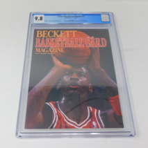 Michael Jordan Beckett Basketball Card Magazine 1 Cgc 9.8 Issue Cover - $565.00