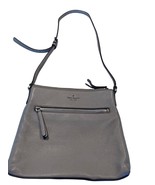 Kate Spade Pebbled Leather Shoulder Bag Gray with Adjustable Strap 10x11... - $37.39