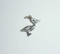 Pelican Bracelet Charm Sterling Silver 925 Tropical Jewelry - £7.80 GBP