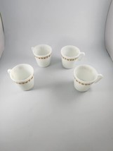 Vtg Corning Ware Corelle Pyrex Butterfly Gold Set of 4 Coffee Mugs D Handle - £14.71 GBP