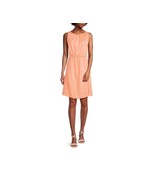 BEACHLUNCHLOUNGE Peach Sleeveless Ruched Waist Dress Size XXL 2XL - $25.38 CAD
