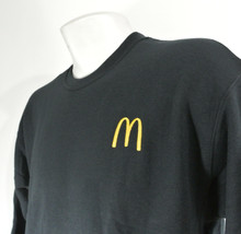 McDONALDS Restaurant Employee Uniform Sweatshirt Black Size L Large NEW - £23.65 GBP