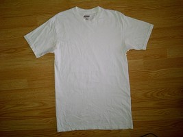 Kirkland Signature Casual Blank Plain 100% Cotton White S/S Tee T-Shirt M Medium - £3.98 GBP