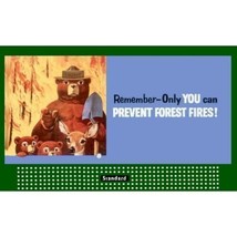 N Scale 2&quot;x1 1/2&quot; Billboard Sign Glossy Smokey The Bear - £4.01 GBP