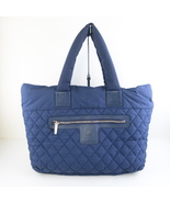 Chanel Blue Khaki Nylon Reversible Cocoon Tote bag - $899.00