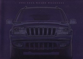 2002 Jeep GRAND CHEROKEE sales brochure catalog US 02 Laredo Overland - $8.00