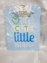 4 Spritz Medium 'One Cute Little Man' Baby Shower Gift Bags W/Tags 12.75x10" image 2