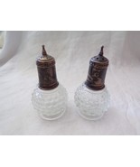 Vintage Provincial Bubble Glass S&amp;P Shakers w/Metal Caps - €21,22 EUR