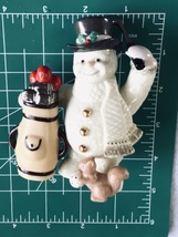 Lenox Snowman Playing Golf Figurine - $49.00
