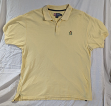 Chaps Polo Yellow Xxl Pull Over Short Sleeve Men&#39;s Casual Shirt Ralph Lauren - £14.88 GBP