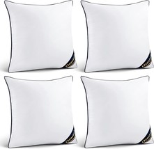 Otostar 16&#39;&#39;X16&#39;&#39; Pillow Inserts Set Of 4 Decorative 16 Inch, White Couch Pillow - £31.57 GBP