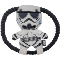 STAR WARS for Pets Plush Storm Trooper Rope Frisbee Dog Toy  Fetch Toys for Dog - £7.57 GBP