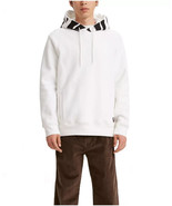 Levi&#39;s Men&#39;s Relaxed Fit Skate Graphic Pullover Hoodie in Zebra White-XL - $39.97