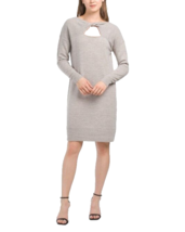 New Tahari Gray Merino Wool Shift Dress Size L $149 - £44.80 GBP