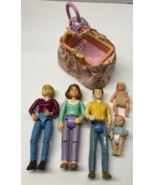Vintage Hasbro Playskool Loving Family Dollhouse Doll Figures Lot of 6 - $54.27 CAD