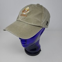 United States Army Ball Cap Brown Beige Adjustable StrapBack Hat Embroid... - £10.49 GBP