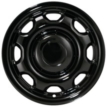 One Single 2010-2023 Ford F150 Xl # IMP-80BLK 17&quot; Gloss Black Steel Wheel Skin - £23.57 GBP