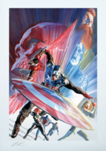 Alex Ross SIGNED Captain America #600 Sideshow Exclusive Art Print Red Skull  - £232.19 GBP