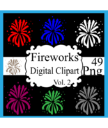 Fireworks Digital Clipart Vol. 2 - $37.30 MXN