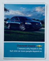 2012 Chevrolet Impala Dealer Showroom Sales Brochure Guide Catalog - £14.92 GBP