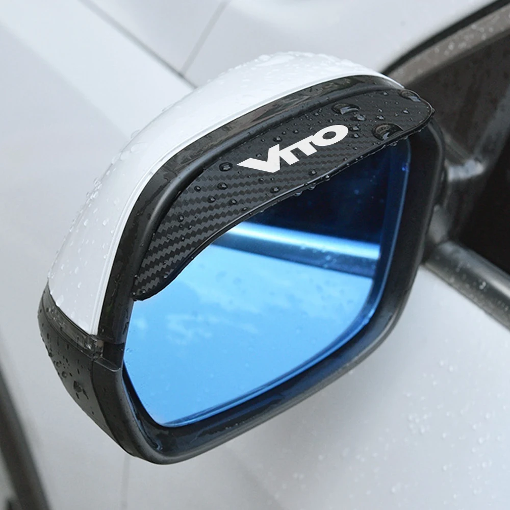 Car Rainproof Rain Visor Rearview Mirror Rain Eyebrow Shield Cover Auto - £8.36 GBP