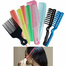 12 Assorted Combs Brush Set Pro Salon Hair Styling Hairdressing Plastic Barbers - £15.17 GBP