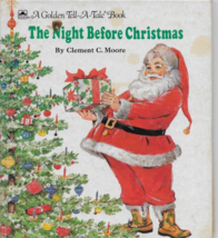 The Night Before Christmas Clement C Moore Whitman Tell-A-Tale Hardcover 1969 - £19.97 GBP