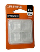 Everbilt Clear Bumpers 3/4&quot; 12 Pack - $6.69 CAD
