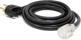 Wen Pc1550 15 Ft. 10-Gauge Transfer-Switch-Ready Generator Adapter, Black - $48.99