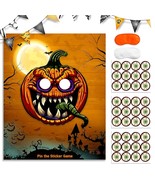 Halloween Games For Kids Adults Halloween Pumpkin Themed Games Pin The T... - $18.99