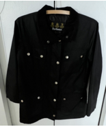 Barbour Original Black Tartan Cotton Utility Jacket Corduroy Collar (4) - £40.23 GBP