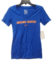 Nike Womens Boise State Vneck T-Shirt,Royal Blue-XS - £12.73 GBP