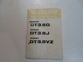 Suzuki DT3.5 G J VZ Parts Catalog Manual WATER DAMAGED FACTORY OEM DEALE... - $11.01