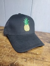 Pineapple Embroidered Patch Snapback Mesh Trucker Cap  - £15.71 GBP