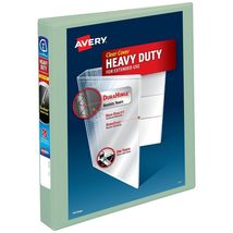 Avery 1&quot; Round Ring Binder 1in 3-Ring Hard Cover Green Economy View - $262.43 MXN