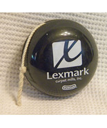 Duncan yoyo with Lexmark Carpet Mills advertising Black/white good string  - £11.80 GBP